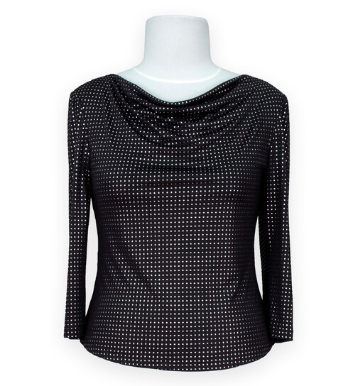 Shirt mit Silberpunkten