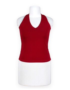 Neckholder-Top mit V-Ausschnitt Gr.M