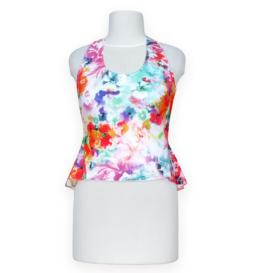 Neckholder mit Sch��chen bunt S