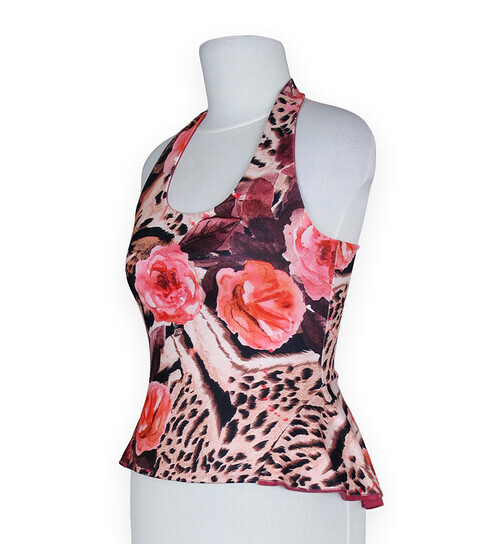 Neckholder mit Sch��chen Pfingstrose