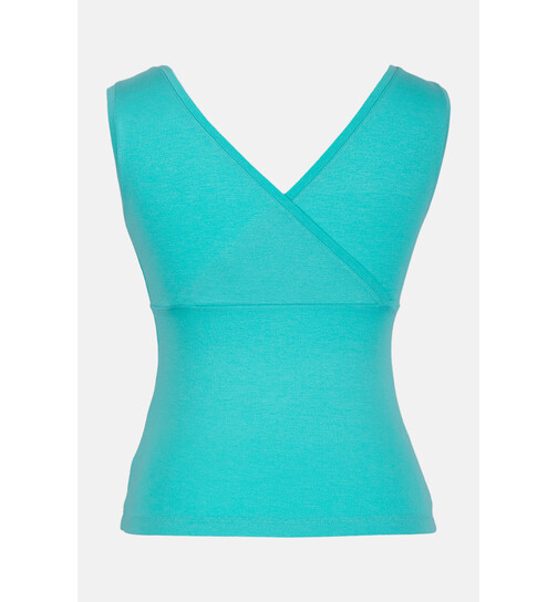 Top mit V-Ausschnitt Buenos Aires uni mintgr�n-S