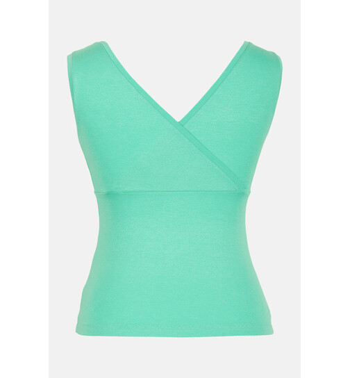 Top mit V-Ausschnitt Buenos Aires uni mintgr�n-M