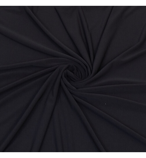 lange Jerseyhose mit Schlitz M schwarz