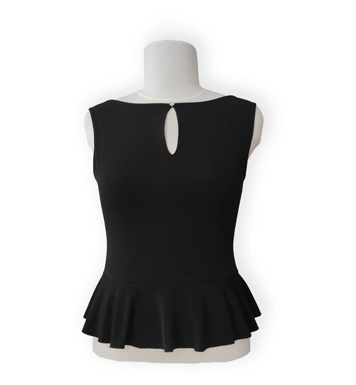 Oberteil mit Sch��chen S schwarz