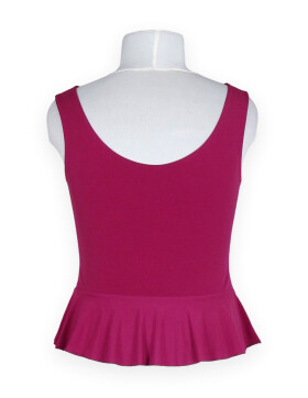 Oberteil mit Schößchen M magenta