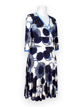 Kleid Abrazo Gr.M blaue Kreise