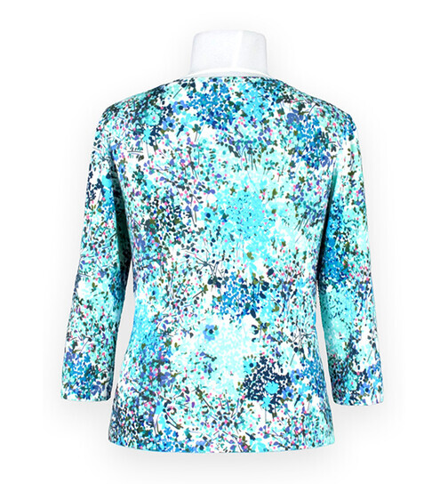 Shirt mit V-Ausschnitt und 3/4-�rmel